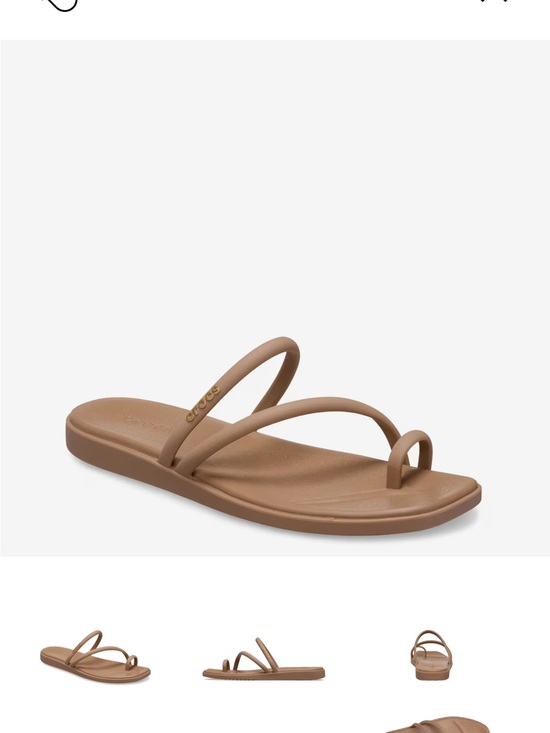 CROCS Shoes - Crocs Miami Women's Tan Strappy Toe-Loop Sandal